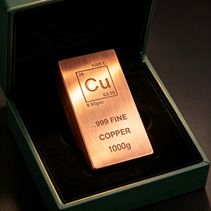 1000g .999 Fine Pure Copper <b>Bar</b> Cu Periodic <b>Table</b> Engraved Non‑Alloy <b>Square</b> Copper Ingot For Collection copper bullion <b>bar</b> - Product Image 6