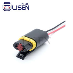 LISEN 14481614 14414048 <span class=keywords><strong>2</strong></span> Pin otomotif TE Female Sealed koil pengapian kawat Harness - Product Image 5