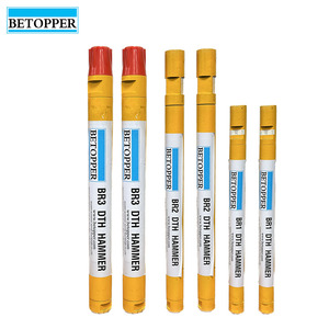 مطرقة حفر آبار الصخور العميقة بتات التنغستن ضغط هواء منخفض BR1/BR2/BR3/BR33 لأجزاء آلة تعدين آبار المياه DTH - Product Image 1