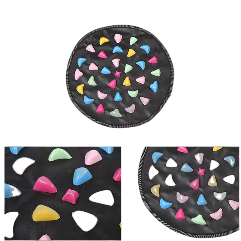 Forme ronde noire 35*35cm
