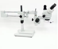 3.5X 90X 180X Simul-Focal Double Boom Stand Trinocular Stereo Zoom Microscope 48MP 4K USB Camera 144 LED Light Microscopie