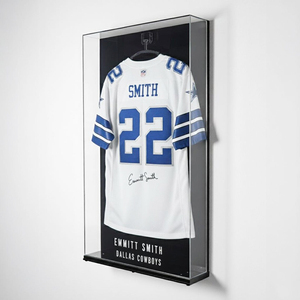 Vitrina de Acrílico Personalizada para <span class=keywords><strong>Camisetas</strong></span>, Protección UV, Soporte de Pared para Exhibir <span class=keywords><strong>Camisetas</strong></span> Firmadas de <span class=keywords><strong>Baloncesto</strong></span>, Fútbol Americano, Hockey y Béisbol - Product Image 2
