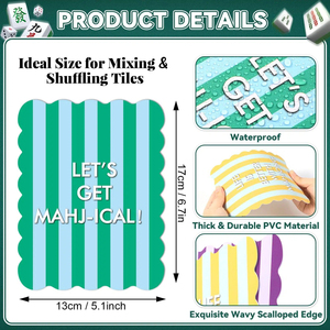 Wholesale Custom Mahjong Shuffler Cards Manufacturer <b>Plastic</b> <b>Tile</b> Mixer Set Private Label - Product Image 2