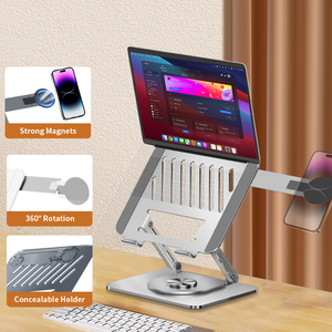 Penyangga Laptop Ergonomis 360 Derajat Berputar, Kokoh, dan Dapat Disesuaikan dengan Penyangga Ponsel, Tahun 2025 - Product Image 5