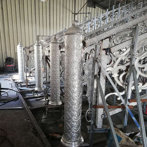 Thiết Kế Chuyên Nghiệp Ban Công Nhôm Lan Can Cast Nhôm Balustrade Mạ Vàng Cầu Thang Lan Can Cầu Thang Lan Can - Product Image 6