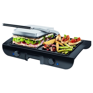 Aifa - Table <span class=keywords><strong>de</strong></span> barbecue Teppanyaki électrique antiadhésive à contrôle <span class=keywords><strong>de</strong></span> température pour 4 personnes, idéale pour les fêtes, la maison et le commerce - Product Image 3