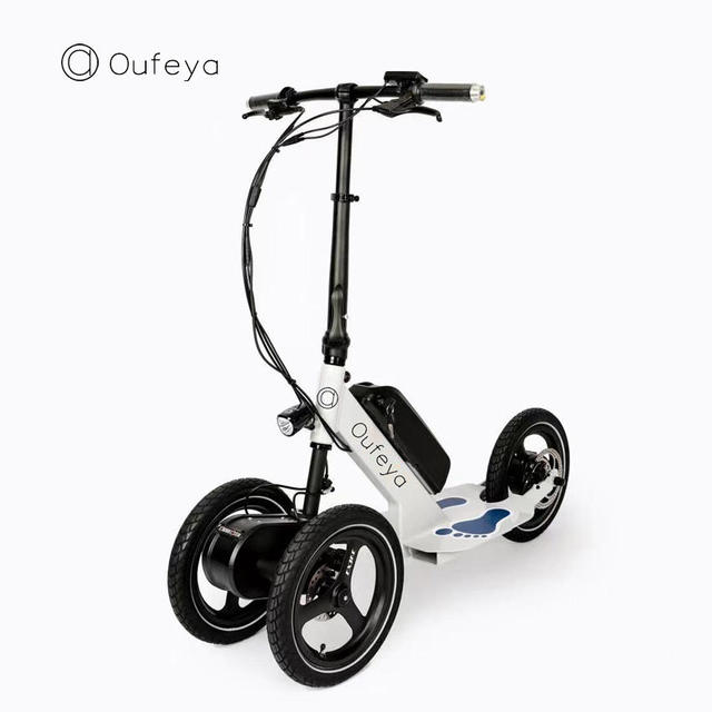 3 Wheels Electric-Tricycle-Scooter 36v 10.4ah Lithium Battery Powerful Adult Electric Scooter
