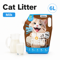 Litière pour chat en tofu naturel en gros OEM, à base de plantes, super absorbante, agglomération forte, écologique et jetable aux toilettes
