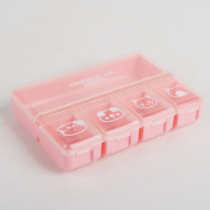 プラスチック製ピルケース卸売り毎日使用プラスチック製ピルボックスカッター付き - Product Image 4