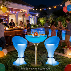 <span class=keywords><strong>Barra</strong></span> <span class=keywords><strong>de</strong></span> Bar Portátil con Iluminación LED, Moderna, para Hogar, Gimnasio, Cafetería, Restaurante, Club Nocturno, Fiestas, Eventos, Alquiler <span class=keywords><strong>de</strong></span> Muebles - Product Image 5