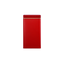 Boîte à thé en fer blanc, 85*140mm, petite boîte portable pour thé vert et thé noir, boîte de rangement pour thé, fabricant de boîtes à thé carrées