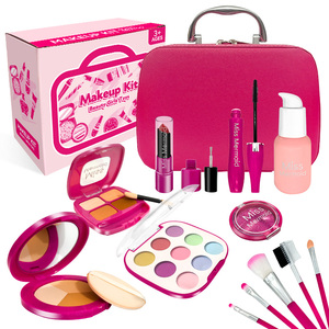 Dropshipping Shopfiy Ensemble de maquillage en plastique non toxique pour filles et enfants, kit de jouets de simulation cosmétique pour enfants, - Product Image 5