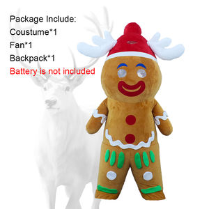 Saygo Hot Christmas CE 2M/2.6M/3M Mascotte Santa Clause <span class=keywords><strong>Renne</strong></span> Costume Gonflable pour Adulte - Product Image 2