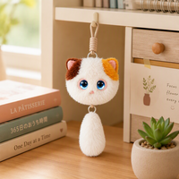 Cadeau de Nouvel An pour filles et garçons, certifié CE, chat en peluche de 20 cm activé par le son, chat de confort pour la démence, apprentissage des langues
