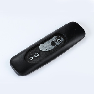 Accesorio de Hardware para Sillón P12, 240x75mm, Cuero Negro, Revestimiento Duradero para Muebles - Product Image 1