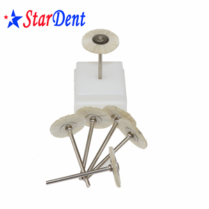 Nha khoa dụng cụ phòng thí nghiệm phụ kiện Trắng Len Bánh xe đánh bóng đĩ<span class=keywords><strong>a</strong></span> cho Micro động cơ làm sạch & làm đầy răng thiết bị - Product Image 3