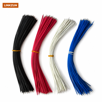 Set Kabel UL3266 16AWG 22AWG 280±5mm Merah Hitam Putih Biru untuk Palu Listrik WU312, Baterai, dan Kabel Kontrol