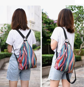 Zaino Premium per <span class=keywords><strong>donna</strong></span> leggero e piccolo farfalla nera, zaino Casual in stile Bohemia - Product Image 6