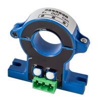 Transmetteur de courant AC/DC Hall, sortie 0-10V/4-20mA/RS485, 1-5V/0-5V, 100-1000A, à trou fendu, pour automatisation industrielle, précision 0,2%, CE