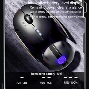 Souris sans fil <span class=keywords><strong>Inphic</strong></span> X2 à vente chaude, 2,4 G, tri-mode, silencieuse, rechargeable, souris de jeu professionnelle - Product Image 6