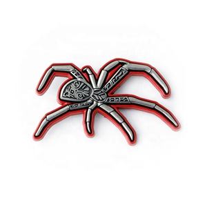 الديكور يتوهم نمط العنكبوت شعار شعار معدني شارة معدنية التسمية للملابس سترة جلدية حقيبة يد - Product Image 1