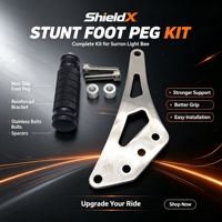 Kit de repose-pieds antidérapants usinés CNC ShieldX pour moto Surron Light Bee LBX, moto tout-terrain, repose-pieds Surron
