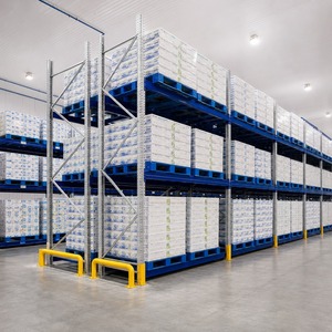 Estantería <span class=keywords><strong>de</strong></span> Almacenamiento para Paletas, Resistente, <span class=keywords><strong>de</strong></span> Acero Q235B, para Instalaciones Metálicas, con Refuerzo Vertical Robusto - Product Image 1
