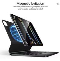 Nouvel étui clavier magique pour iPad Pro 11 pouces M4/M5, coque magnétique intelligente avec rétroéclairage LED, pavé tactile, ultra-fin, sans fil, mécanique