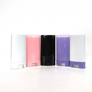 Envase Ovalado Vacío de Plástico PP para Cosméticos, Barra Solar, 15ml 20ml 25ml, Rosa Azul, Recargable, Ecológico, Tubo Contenedor para Desodorante en Barra - Product Image 6