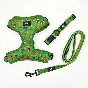 Pequeño MOQ Navidad popular perro arnés collar y correa mascota boutique mercado Venta caliente productos para perros - Product Image 4
