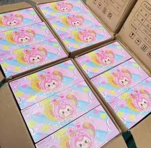 100% Original bebé tres <span class=keywords><strong>me</strong></span> sacó de la serie de cremallera vinilo felpa caja ciega fiesta de animales - Product Image 1