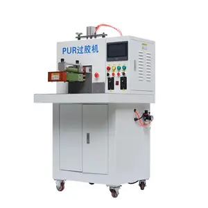 Automatic 2 kg capacity pur hot melt glue roller coater for shoe pad gluing