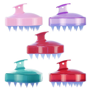 Playboy Scalp Massage Hair <b>Brush</b> Silicone Teeth 65g For Hair Cleaning And <b>Bathing</b> - Product Image 3