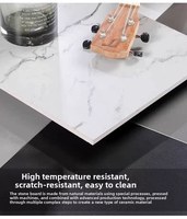 Vente en gros de tables de chevet minimalistes italiennes avec plateau en MDF imitation pierre, 2 tiroirs, meubles de rangement pour chambre à coucher, mini hôtel