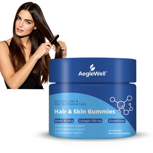AegleWell Glutathione Complex Beauty Capsules Inner Care for Radiant Smooth Skin & Shiny Healthy Hair for Adult Men Women