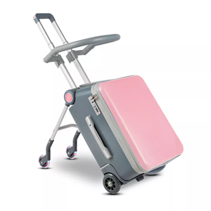 JX <span class=keywords><strong>Bagage</strong></span> Cabine Enfant Rigide Unisexe ABS de Haute Qualité à Roulettes avec <span class=keywords><strong>Port</strong></span> de Chargement USB, Valise Poussette avec Serrure Pratique pour Voyage - Product Image 4