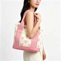 Sacs fourre-tout en toile imperméables écologiques pour femmes, pour l'extérieur, avec fermeture ouverte, légers et portables, pour le shopping