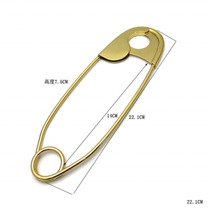 Perlengkapan Perangkat Keras untuk Casing dan Tas 22CM Pin Besar Pegangan Tangan Seng Aloi Die Cast Tas Wanita Gilt <span class=keywords><strong>Arm</strong></span> untuk Dekorasi Casing - Product Image 3
