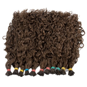 Nuovo Arrivo: <span class=keywords><strong>Extension</strong></span> per <span class=keywords><strong>Capelli</strong></span> I-Tip Remy 100% Umani Vergini Cambogiani, Ondulati Profondi e Ricci, <span class=keywords><strong>Extension</strong></span> con <span class=keywords><strong>Cheratina</strong></span> all'Ingrosso - Product Image 3