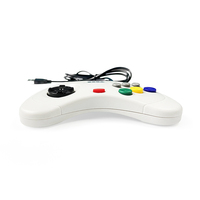 Manette de jeu filaire pour console SEGA Saturn SS, haute qualité, blanc ou noir, contrôleur, haute qualité, nouveauté