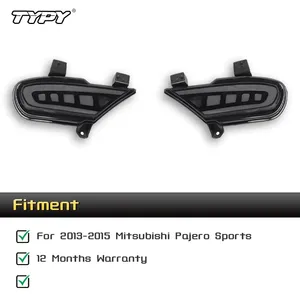 Nuevas Luces LED Traseras para Parachoques de Coche Mitsubishi Pajero Sports 2013-2015, Luces de Freno, Señal de Giro, Reflector de Marcha Atrás, Luz Trasera 12V 5000 - Product Image 4