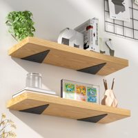 Supports d'étagère 8 pouces cachés Heavy Duty mural métal rustique industriel moderne fer Triangle supports flottants étagères