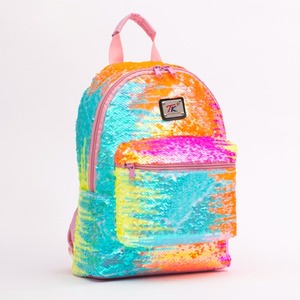 2020 fashion rainbow color sequin school backpack - Product Image 4