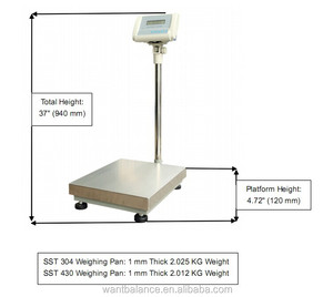WT-L 60kg 100kg 200kg 300kg Heavy Duty Digital Platform Weight <strong>Scale</strong> Electronic Digital Weighing <strong>Scales</strong> - Product Image 5