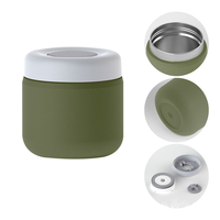 Nouveau design de pot alimentaire thermique pour enfants de qualité alimentaire, boîte à déjeuner isolée sous vide à double paroi, flacon alimentaire avec cuillère