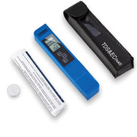 Nouveau stylo testeur TDS domestique pour l'eau potable, outil de test 3-en-1 (EC, température, TDS) avec plage de mesure 0-9999 PPM, modèle 2