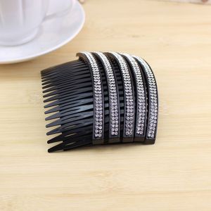 Peigne à cheveux en strass, épingle à cheveux en plastique, design géométrique multicolore pour femmes, accessoire de coiffure - Product Image 4