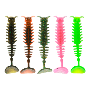 LUSHAZER PVC señuelo suave 5cm 6,5 cm 7,5 cm Señuelos de Pesca cebo suave T cola aparejos para agua dulce cebos de peces flotantes lubina trucha Pike - Product Image 1