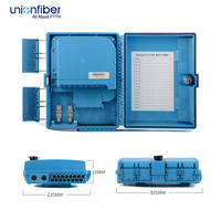 Boîtier de répartition optique 16 cœurs extérieur étanche IP65 FDB ODB CTO FAT FDP NAP mural avec adaptateur SC LC Terminal FTTH