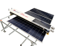 Robot de nettoyage automatique de panneaux solaires droit-gauche, télécommande personnalisée, nettoyage à sec/à l'eau, machine de nettoyage agricole MR-G2